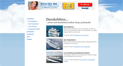 Desktop Screenshot of danskebatene.no